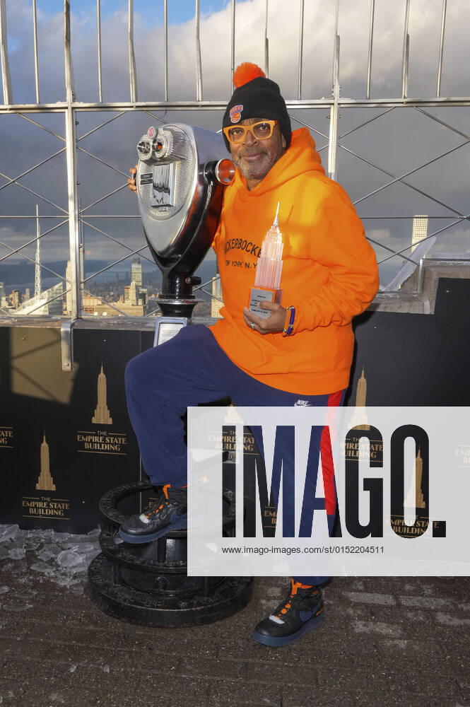 Spike Lee at a Black History Month press event at the Empire State Building, New York, 25 02 2022. Foto:xJ.xNacionxx xFuturexImage