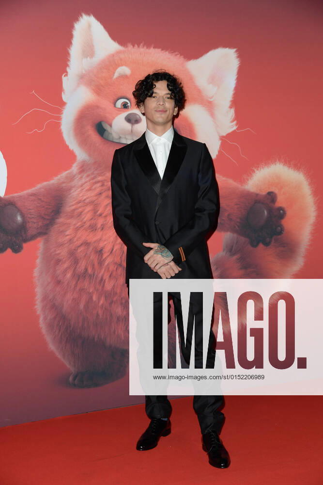 Manuel attends at the red carpet of Disney movie Red at The Space Cinema Moderno. Rome Italy - ZUMAs197 20220225_zaa_s197_493