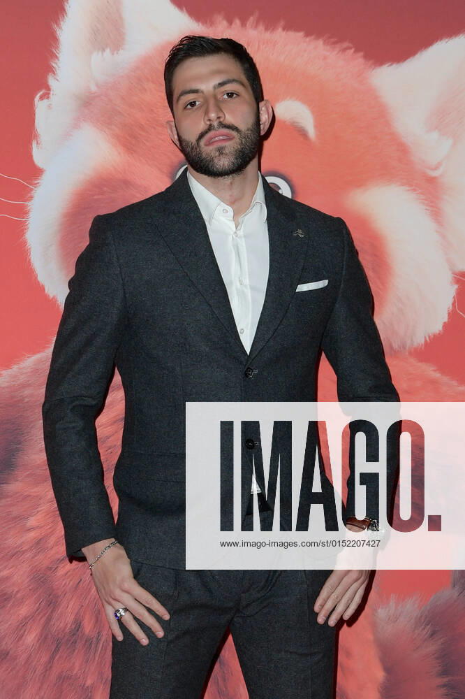 Giorgio Di Bonaventura attends at the red carpet of Disney movie Red at The Space Cinema Moderno. Rome Italy - ZUMAs197 20220225_zaa_s197_532