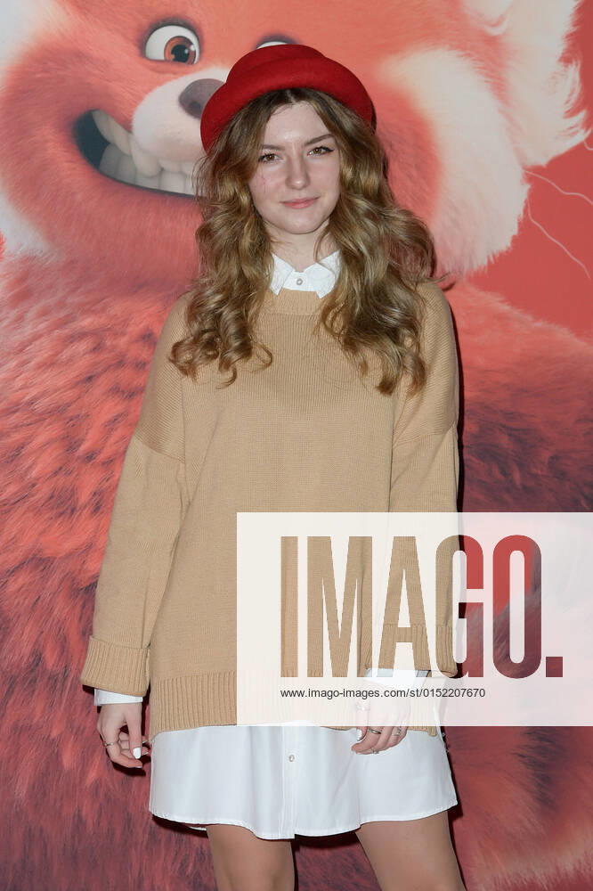 Roxy attends at the red carpet of Disney movie Red at The Space Cinema Moderno. Rome Italy - ZUMAs197 20220225_zaa_s197_535