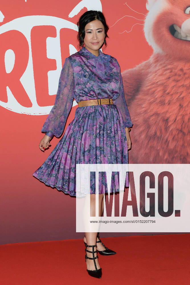 Domee Shi attends at the red carpet of Disney movie Red at The Space Cinema Moderno. Rome Italy - ZUMAs197 20220225_zaa_s197_545