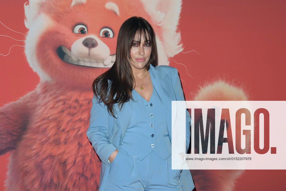Teresanna Pugliese attends at the red carpet of Disney movie Red at The Space Cinema Moderno. Rome Italy - ZUMAs197 20220225_zaa_s197_565
