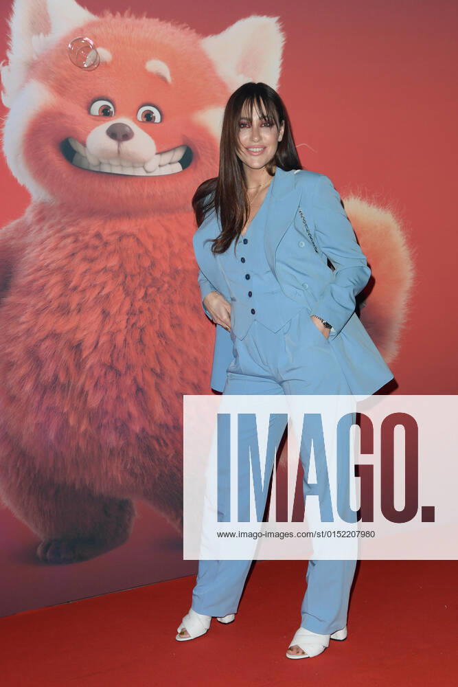 Teresanna Pugliese attends at the red carpet of Disney movie Red at The Space Cinema Moderno. Rome Italy - ZUMAs197 20220225_zaa_s197_567