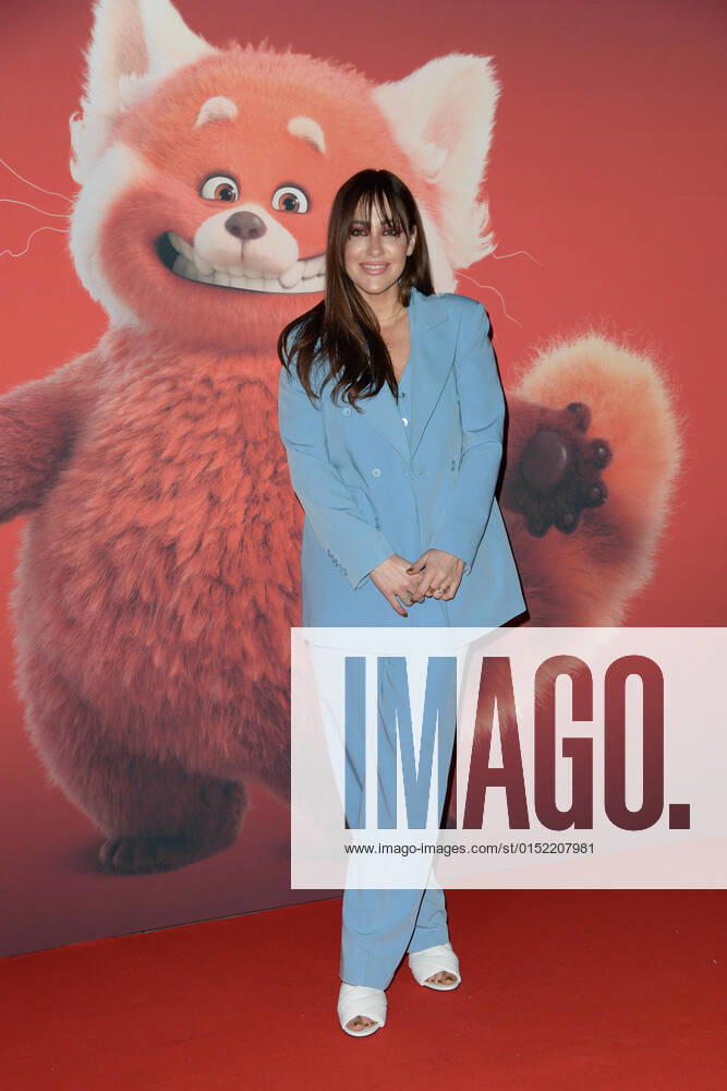 Teresanna Pugliese attends at the red carpet of Disney movie Red at The Space Cinema Moderno. Rome Italy - ZUMAs197 20220225_zaa_s197_568