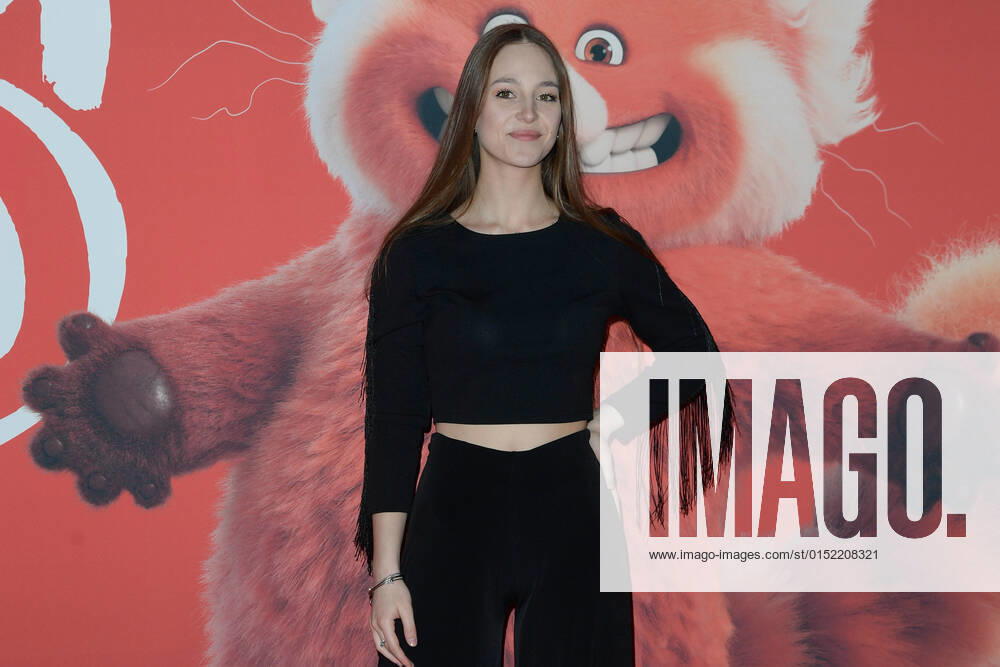 Nicole Damiani attends at the red carpet of Disney movie Red at The Space Cinema Moderno. Rome Italy - ZUMAs197 20220225_zaa_s197_592