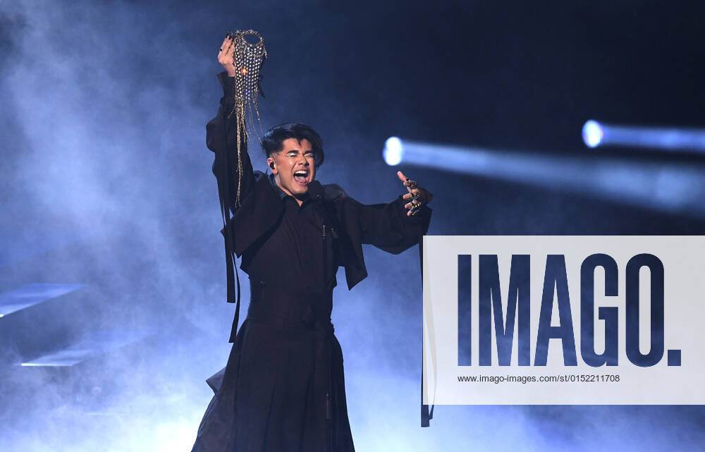 EUROVISION AUSTRALIA FINAL, Sheldon Riley is seen performing the song Not The Same during the Eurovision Australia Decides 2022 final at the Gold Coast Convention and Exhibition Centre on the Gold Coast, Saturday, February 26, 2022. ( NO ARCHIVING, , NO USE IN BOOKS WITHOUT CONSENT GOLD COAST QLD AUSTRALIA