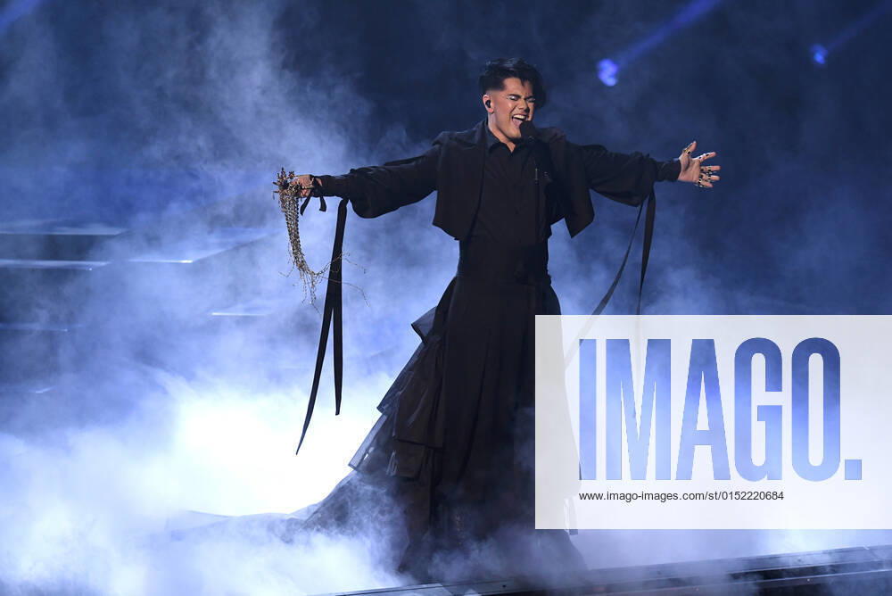 EUROVISION AUSTRALIA FINAL, Sheldon Riley is seen performing the song Not The Same during the Eurovision Australia Decides 2022 final at the Gold Coast Convention and Exhibition Centre on the Gold Coast, Saturday, February 26, 2022. ( NO ARCHIVING, , NO USE IN BOOKS WITHOUT CONSENT GOLD COAST QLD AUSTRALIA