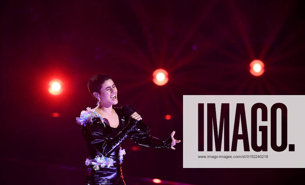 EUROVISION AUSTRALIA FINAL, Montaigne performs during the Eurovision Australia Decides 2022 final at the Gold Coast Convention and Exhibition Centre on the Gold Coast, Saturday, February 26, 2022. ( NO ARCHIVING, , NO USE IN BOOKS WITHOUT CONSENT GOLD COAST QLD AUSTRALIA