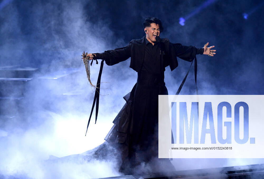 EUROVISION AUSTRALIA FINAL, Sheldon Riley is seen performing the song Not The Same during the Eurovision Australia Decides 2022 final at the Gold Coast Convention and Exhibition Centre on the Gold Coast, Saturday, February 26, 2022. ( NO ARCHIVING, , NO USE IN BOOKS WITHOUT CONSENT GOLD COAST QLD AUSTRALIA