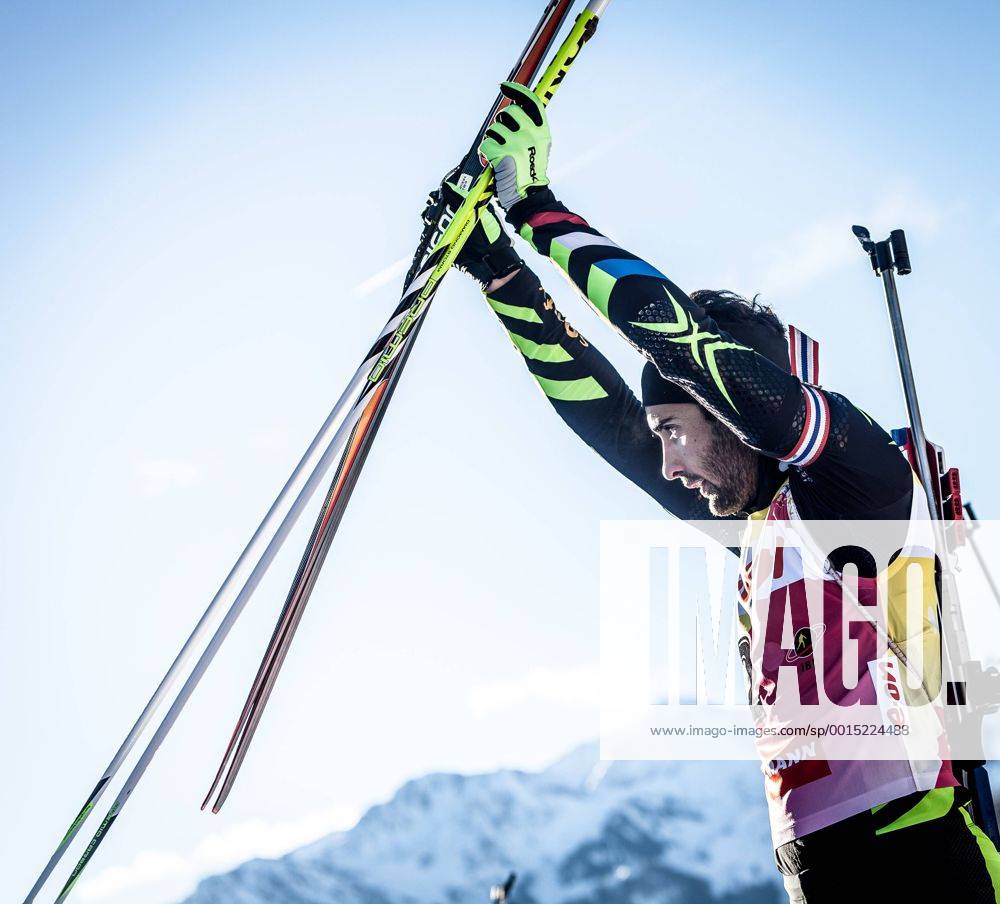 Biathlonarena, Hochfilzen, AUT, E. ON IBU Weltcup, Sprint, Herren, im Bild Sieger Martin Fourcade (FRA) Winner Martin Fourcade (FRA) during Mens Pursuit of E. ON IBU Biathlon World Cup at the Biathlonstadium in Hochfilzen, Austria on 2013 12 08. Foto: Eibner EP_fei