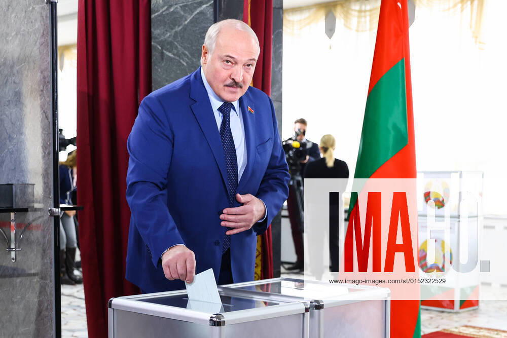 Belarusian President Alexander Lukashenko casts his vote in the 2022 Belarusian constitutional referendum. In August 2020, mass protests erupted in major cities across Belarus after the results of the 2020 Belarusian presidential election were announced. Belarusian President Lukashenko announced plans for amendments to the constitution and his readiness to redistribute presidential powers to the other branches of government. Peter Kovalev TASS TS125904