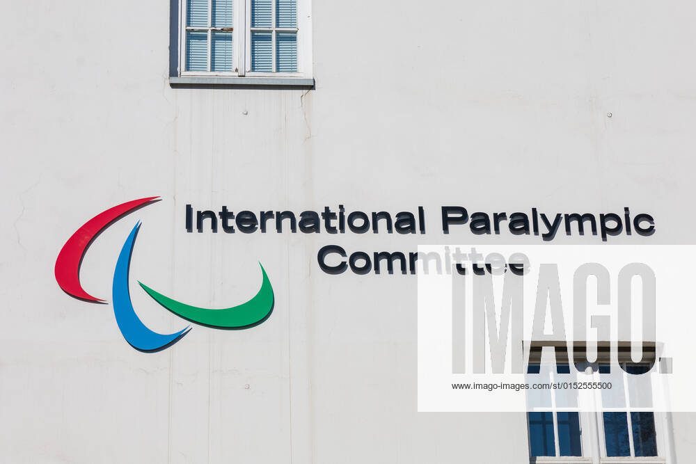 Headquarters of the International Paralympic Committee IPC International Paralympic Committee in Adenauerallee corner Bundeskanzlerplatz in Bonn shortly before the next Paralympic Games in Beijing 2022 Bonn NRW Germany