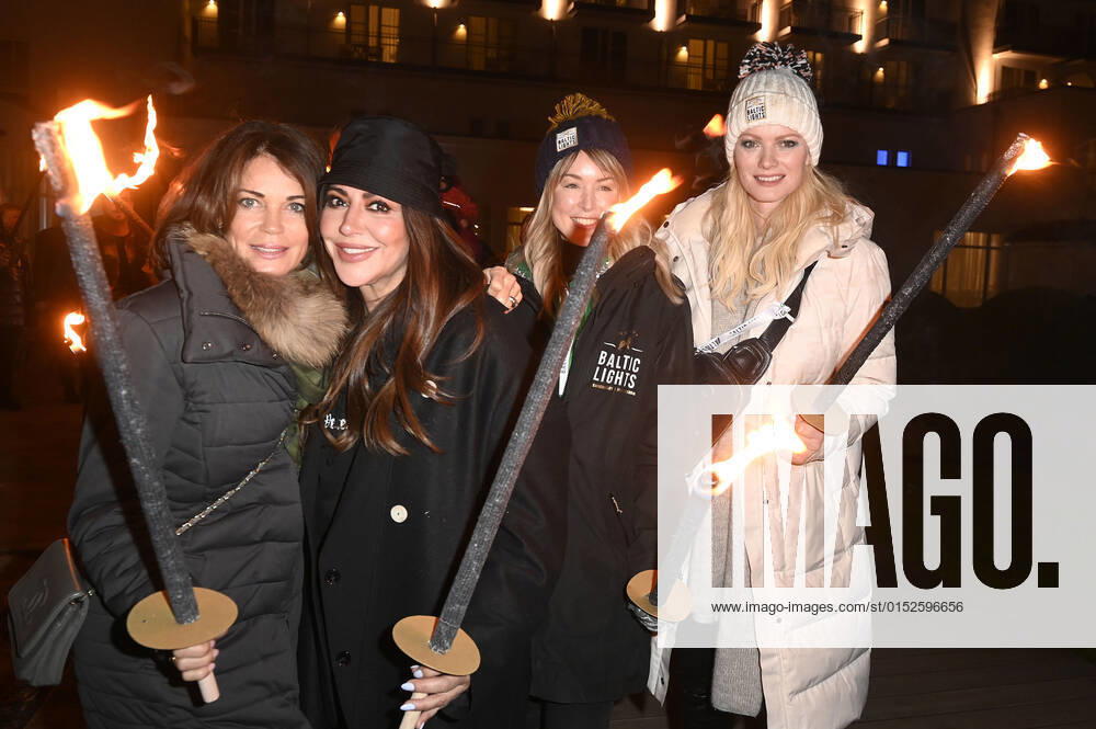 Gerit Kling, Simone Thomalla, Nina Ensmann and Franziska Knuppe at the Official Opening of the Baltic Lights 2022 with Torch Relay at the Alex Strandbar Heringsdorf, 04 03 2022 Foto:xF.xFuturexImage