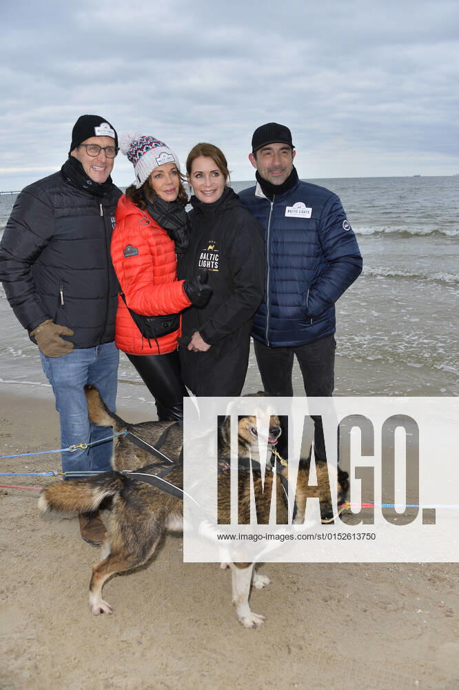Gerit Kling with husband Wolfram Becker and Anja Kling with husband Oliver Haas BALTIC LIGHTS 2022 on 3 day on Usedom on 06 March 2022