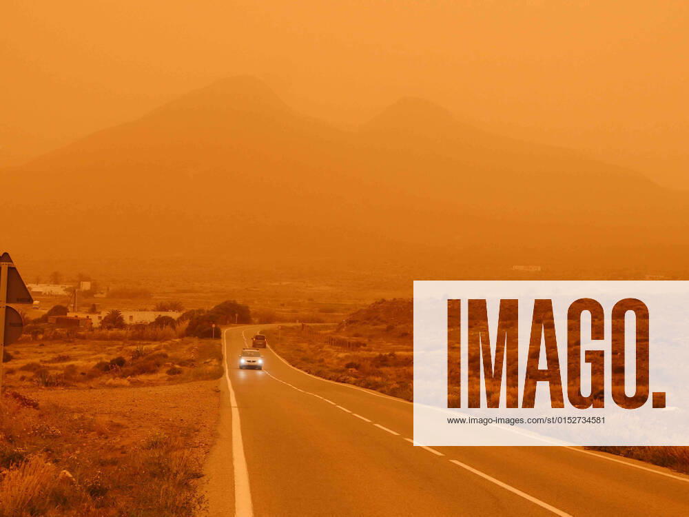 Spain, Andalusia A cloud of Sahara dust moves north Sahara