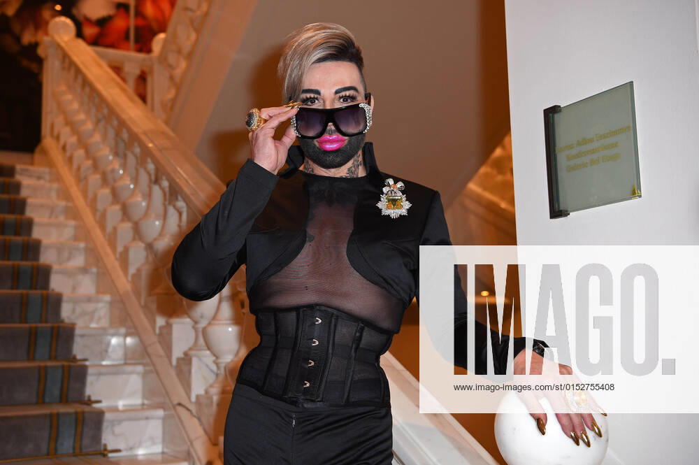 Harald Glööckler at the Anja Gockel Fashion Show W22 23 Weltgewand t as part of the Berlin Fashion Week at the Hotel Adlon Kempinski in Berlin on 15 03 2022