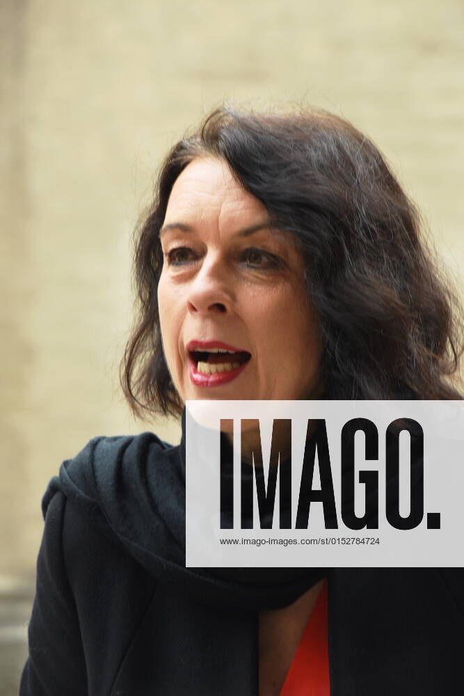 Sabine Rinberger Karl Valentin Museum Director New Karl Valentin Olympia Exhibition in the courtyard Munich 17 03 2022 Karl Valentin Museum am Isartor Munich
