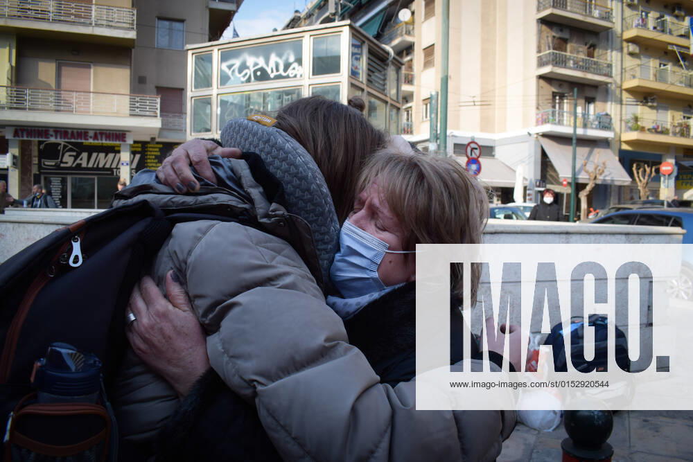 Ukrainian refugees arrive in Athens as Russian invasion continues Ukrainian people embrace as they arrive in Athens from Ukraine by bus, a journey that lasts at least 36 hours. UNHCR has recorded more than three million refugees who have already left Ukraine to escape the war after the invasion of Russian forces. Athens Greece