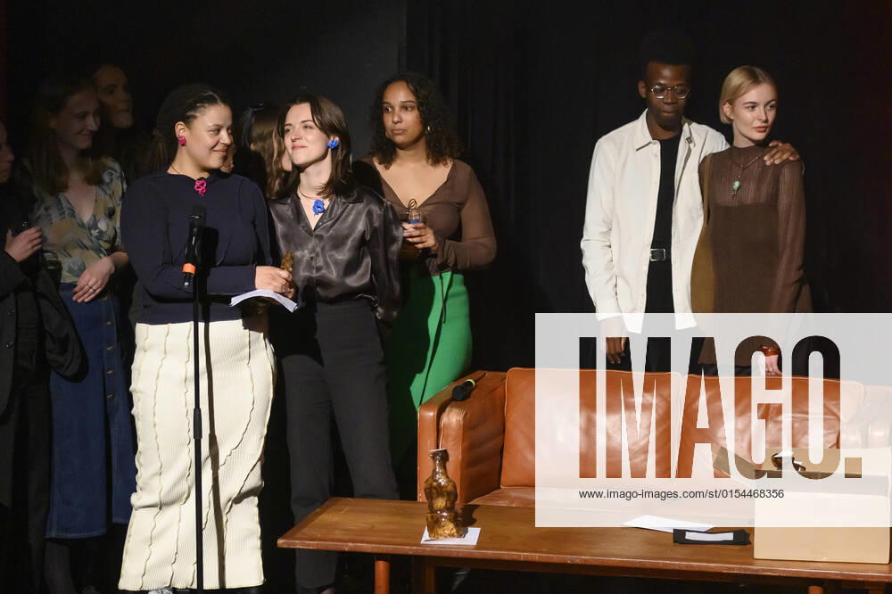 Members of the association Another Liff receive this years Initiative Award at the Steppe Wolf 2022 award ceremony at the Bremen Theater in Copenhagen on Sunday 3 April 2022 The Steppe Wolf is an award given since February 2003 by the Association of Danish Music Critics, Copenhagen