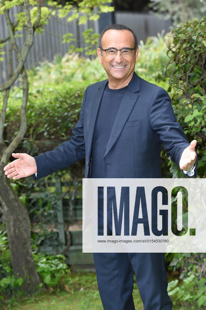 Photocall of the nominations to the prize David di Donatello 2022 Carlo Conti during the photocall of the nominations to the prize David di Donatello 2022. Rome (Italy), April 04th, 2022 Imago-Images Emmefoto