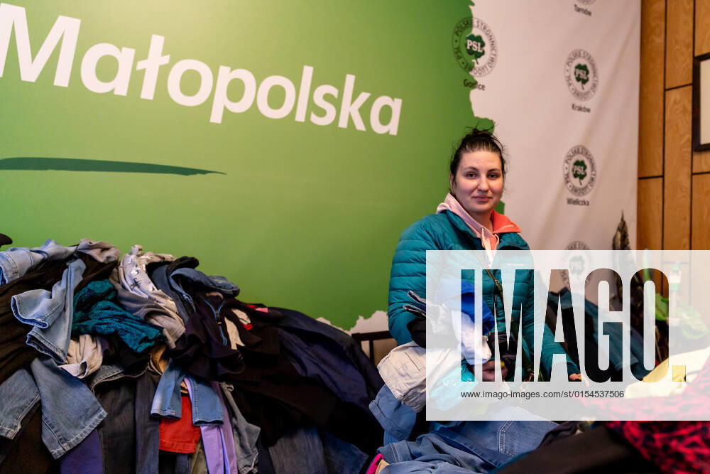 More Than Two Million Ukrainian Refugees In Poland A Ukrainian refugee searches for clothes in PSL office in Krakow, Poland where U-Work Foundation provides free goods for war escapees as more than two million people have already fled Ukraine for Poland, April 4, 2022. As the Russian Federation invaded Ukraine, the conflict is expected to force up to 5 million Ukrainians to flee the country. Many of the refugees seek asylum in Poland. Most charitable help in Poland is provided by individuals, NGOs and businesses. U-Work started humanitarian help immediately after the invasion, the organization was able to open a humanitarian help centre in PSL - one of political parties offices, the organization receives support from both local and intern