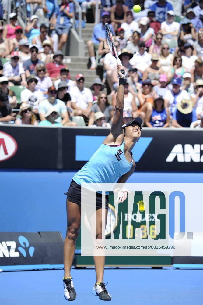 Melbourne, Australia. Heather Watson of Great Britain in action against during day one of the Australian Open from Melbourne Park. Limx ActionPlus20162187