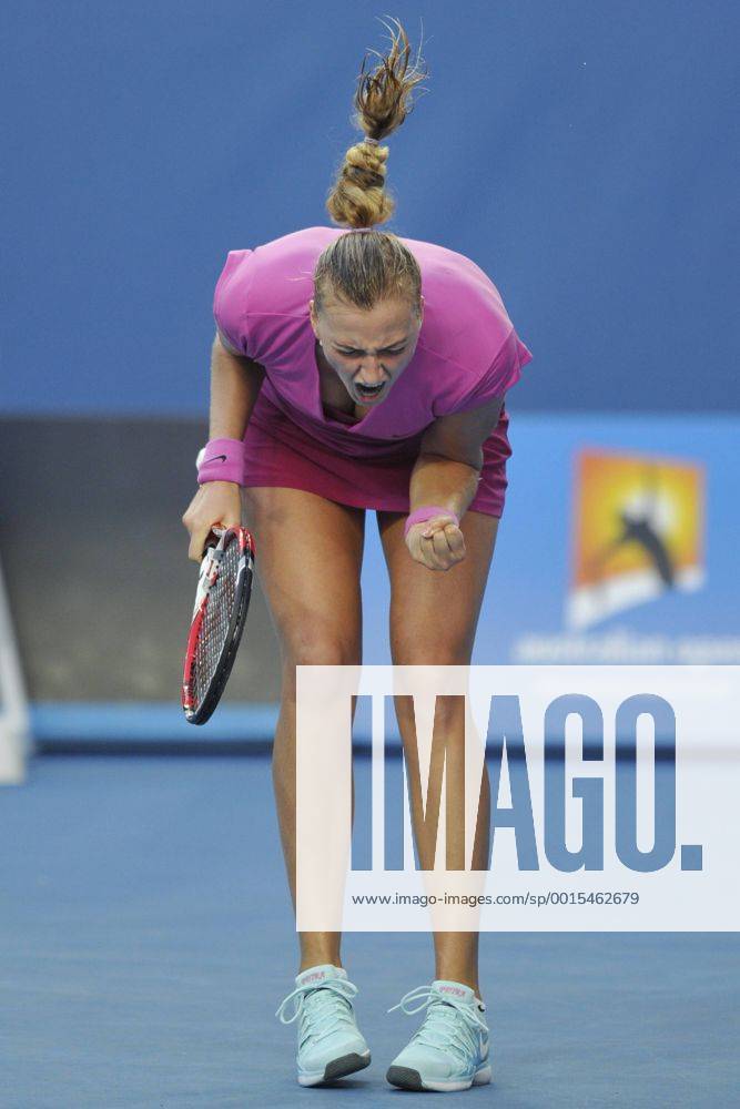 Melbourne, Australia. Petra Kvitova of the Czech Republic in action on day one of the Australian Open from Melbourne Park. Limx ActionPlus20163320