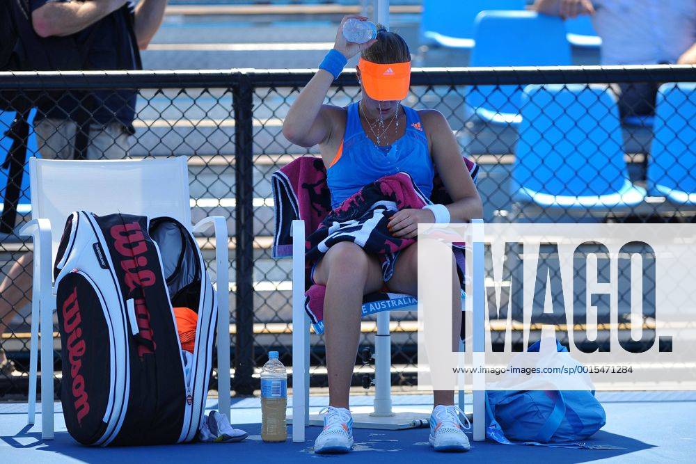 Kristina Mladenovic (FRA) TENNIS : Open d Australie - Melbourne - 14 01 2014 TennisMagazine Panoramlc