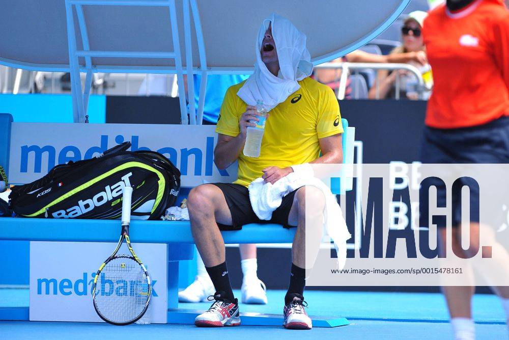 Kenny De Schepper (FRA) TENNIS : Open d Australie - Melbourne - 15 01 2014 TennisMagazine Panoramlc