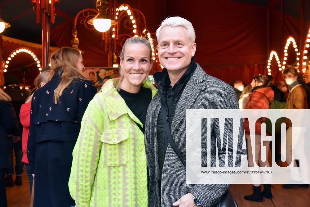 Presenter Guido Cantz and wife Kerstin Ricker arrive at the Cologne premiere of Circus Theater Roncalli