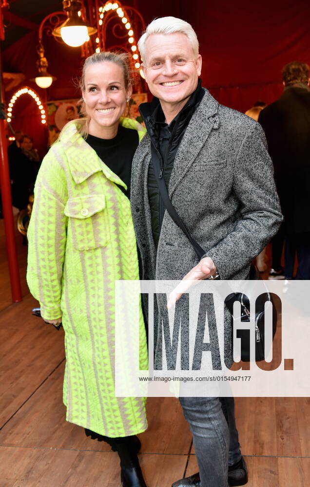 Presenter Guido Cantz and wife Kerstin Ricker arrive at the Cologne premiere of Circus Theater Roncalli