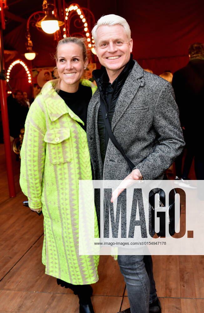 Presenter Guido Cantz and wife Kerstin Ricker arrive at the Cologne premiere of Circus Theater Roncalli