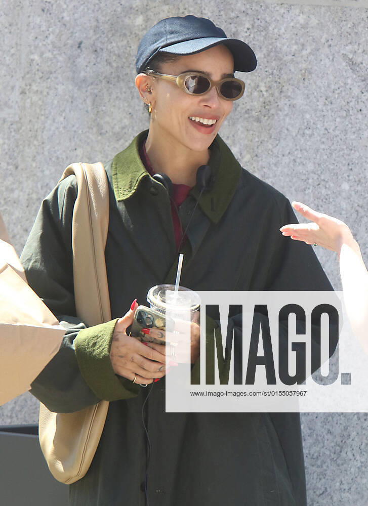NEW YORK, NY- April 08: Zoe Kravitz seen walking around Soho in New York City on April 08, 2022. Credit; RW MediaPunch