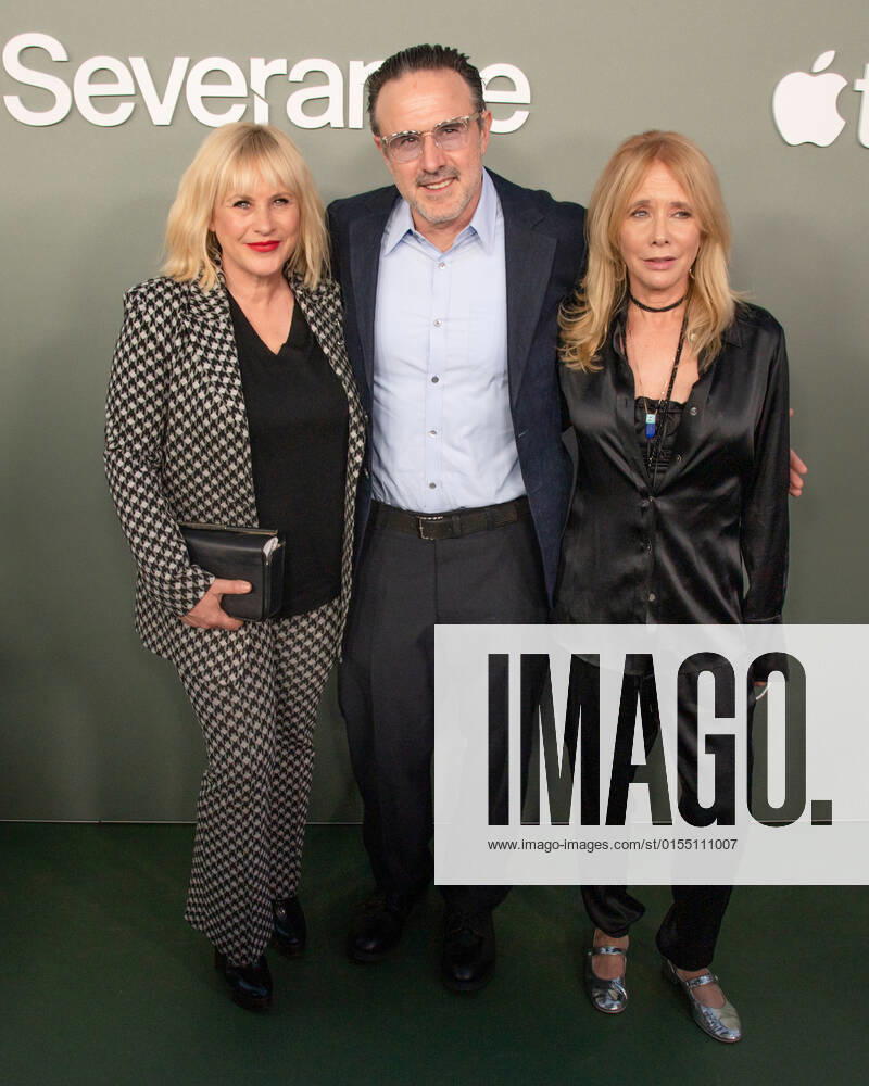 Los Angeles, California - Patricia Arquette< David Arquette and Rosanna Arquette. Premiere Of Apple TV+ s Severance . Photo Credit: Billy Bennight AdMedia 279081 2022-04-08 California Hollywood