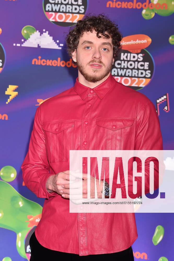 SANTA MONICA, CA - APRIL 9: Jack Harlow at the 2022 Nickelodeon Kids Choice Awards at the Barker Hangar in Santa Monica, California on April 9, 2022.