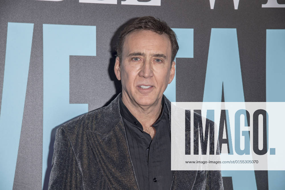 Nicolas Cage attends The Unbearable Weight Of Massive Talent New York Screening at Regal Essex Crossing in New York City. New York United States - ZUMAs197 20220410_zaa_s197_563