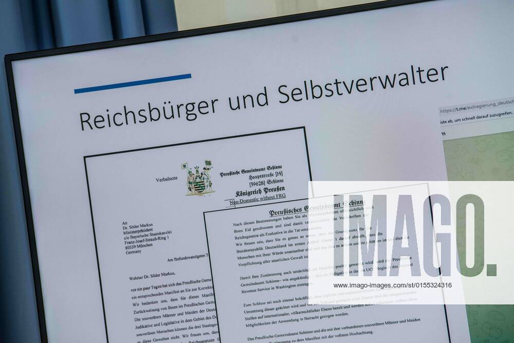 The Bavarian Verfassungsschutz (Secret Service, Office for the Protection of the Constitution) released the 2021 report detailing threats to the state of Bavaria and the country. Over the past years, conspiracy theorists, new age and wellness extremists, right-extremists, and various enemies of democracy have taken a leading role against the German state and society, with imagery such as the August 2020 storming of the Reichstag and May 2020 3,000 Corona rebels demonstrating at Marienplatz in Munch associated with it. Numerous participants in that storming come from the Bavarian scene and are radicalizing at increasing rates. Munich Germany - ZUMAb160 20220411_zbp_b160_016