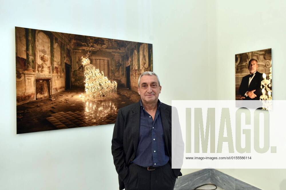 Photo IPP Felice De Martino Naples 13 04 2022 inauguration of the photographic exhibition E stata la mano di Dio images from the set In the photo Gianni Fiorito author of the photographs of the film E stata la mano di Dio Italy Photo Press World Copyright 0
