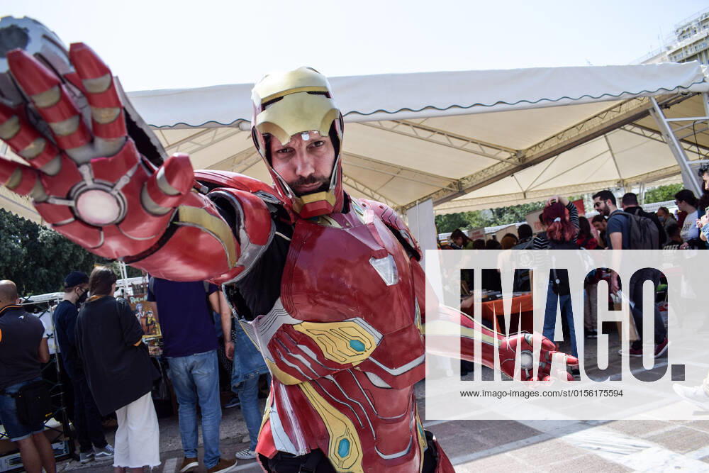 Cosplayers bring their favorite characters to life during Comic book festival in Athens Cosplayers dressed as their favourite comic book characters stand for a photo during Comicdom Con Festival, a three-day comics event organized by non-profit organizations. Athens Greece