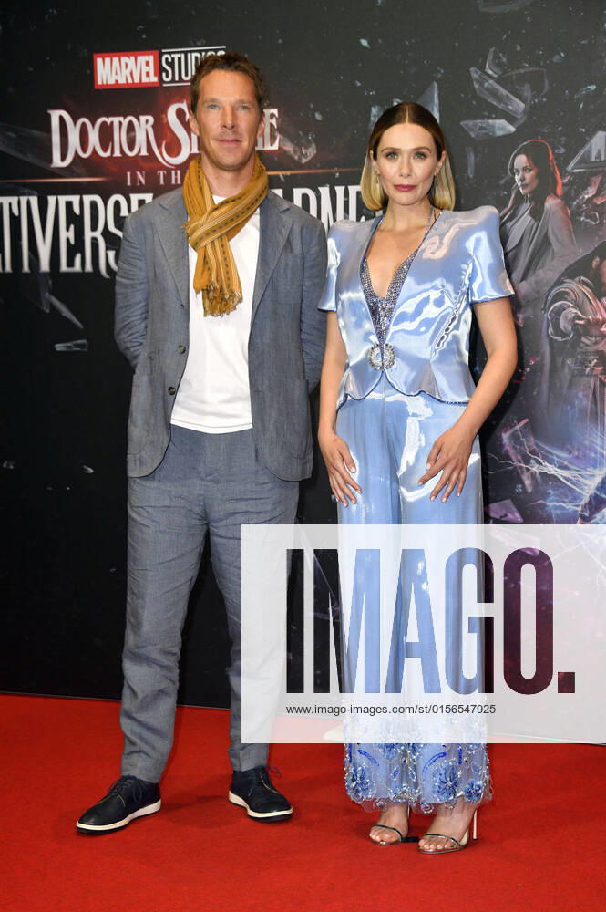 Benedict Cumberbatch and Elizabeth Olsen at the photocall for the movie Doctor Strange in the Multiverse of Madness at The Ritz Carlton Hotel Berlin, 21 04 2022 Foto:xN.xKubelkax xFuturexImage