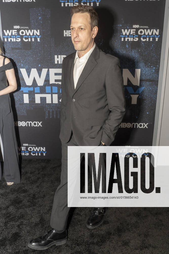 Josh Charles attends the HBO s We Own This City New York Premiere at Times Center in New York City. New York United States - ZUMAs197 20220421_zaa_s197_445