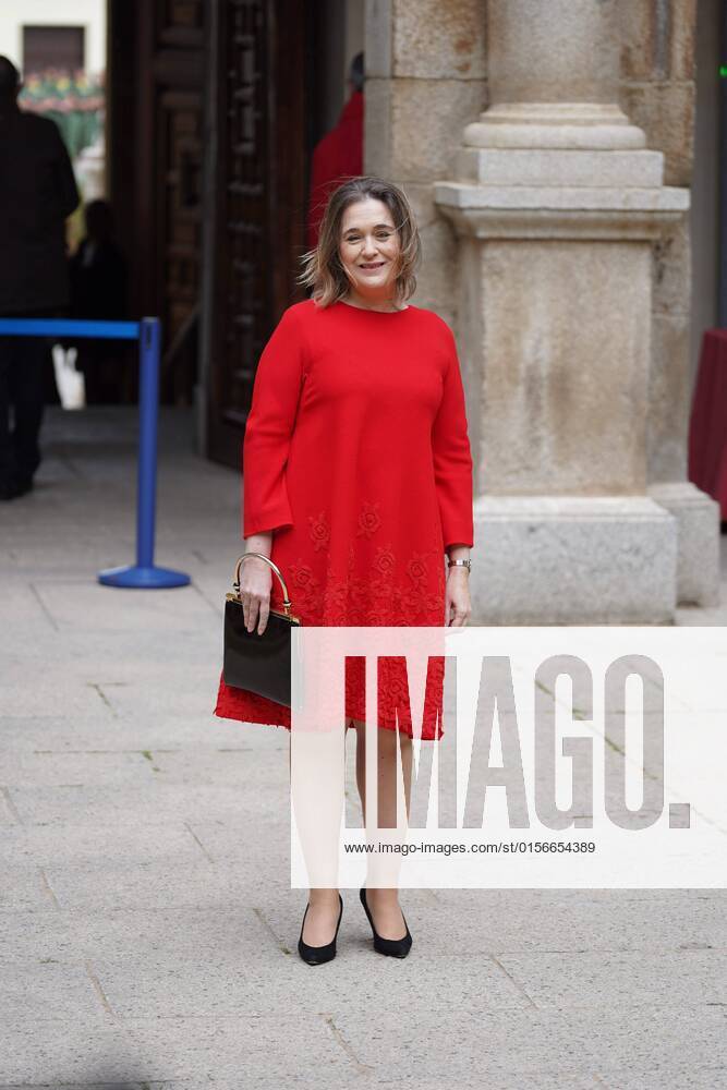 King Felipe and Queen Letizia at the Miguel de Cervantes awards ceremony in Alcala de Henares, Madrid, April 22, 2022 Cordon Press