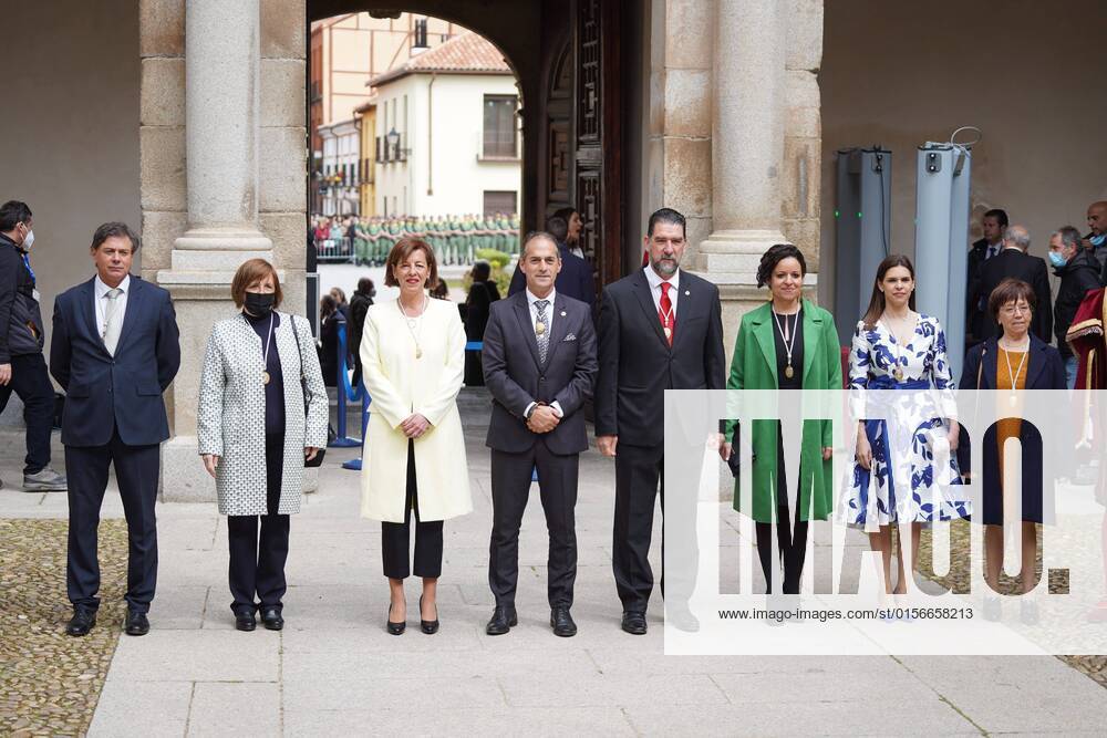 King Felipe and Queen Letizia at the Miguel de Cervantes awards ceremony in Alcala de Henares, Madrid, April 22, 2022 Cordon Press
