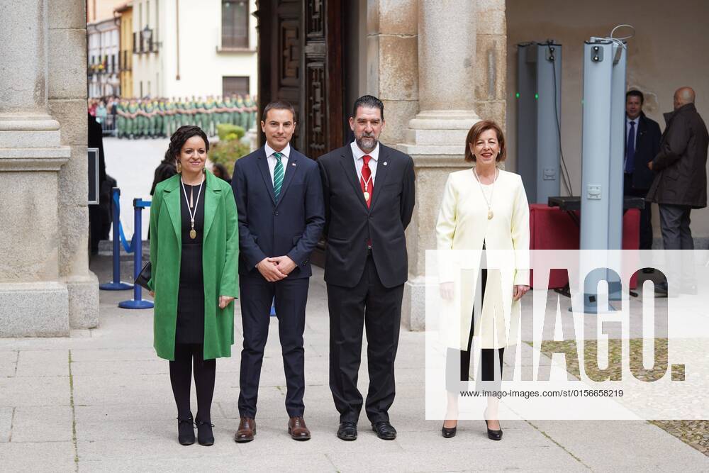 King Felipe and Queen Letizia at the Miguel de Cervantes awards ceremony in Alcala de Henares, Madrid, April 22, 2022 Cordon Press