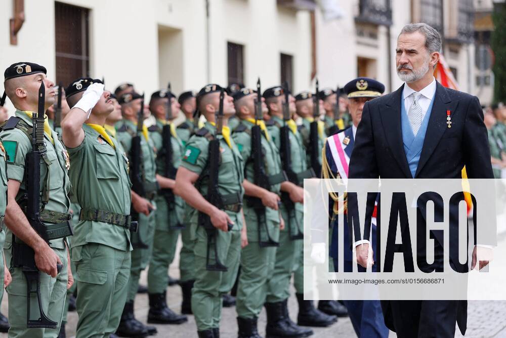 King Felipe and Queen Letizia at the Miguel de Cervantes awards ceremony in Alcala de Henares, Madrid, April 22, 2022 Cordon Press