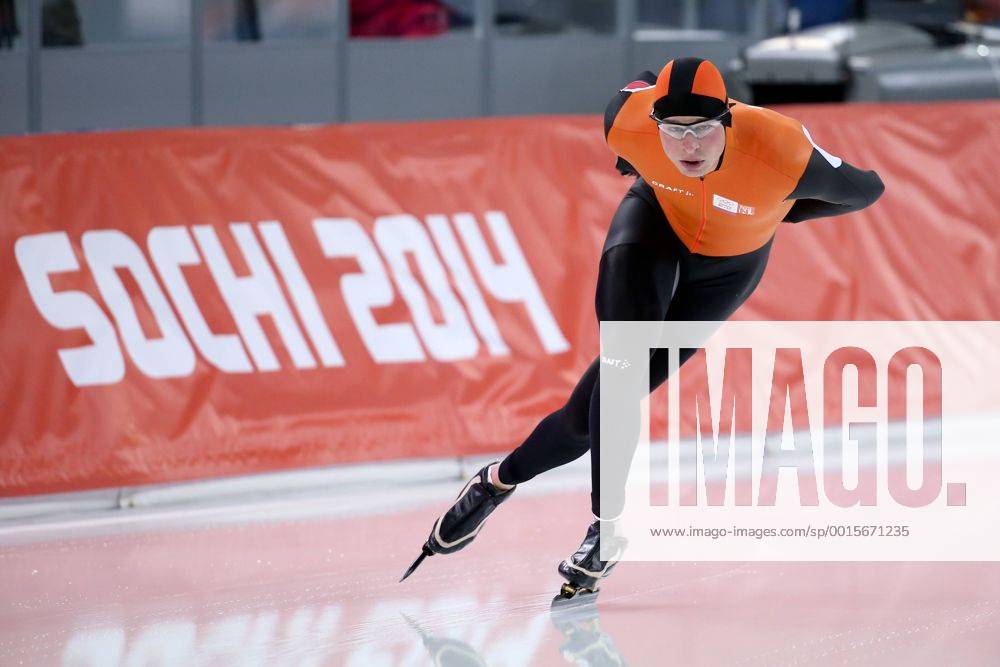 OLYMPIA - Olympische Spiele 2014 SOTSCHI,RUSSLAND,08.FEB.14 - DIVERS, OLYMPIA, EISSCHNELLLAUF - Olympische Winterspiele Sotschi 2014, 5000m der Herren. Bild zeigt Sven Kramer (NED).