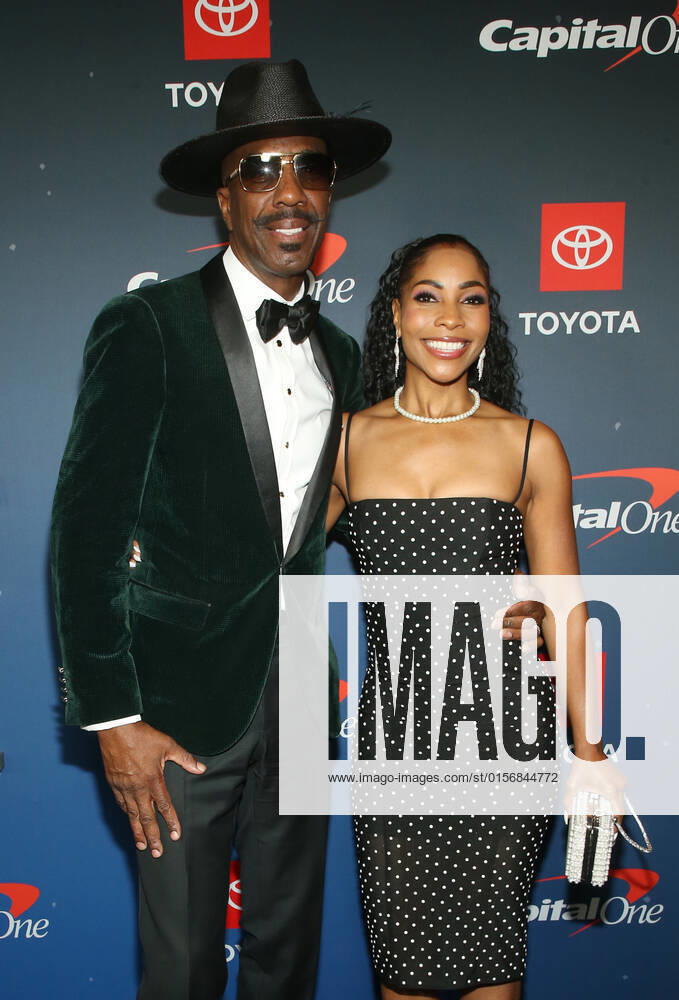 HOLLYWOOD, CA - APRIL 23: J.B. Smoove and Shahidah Omar at the 2022 Trumpet Awards at the Dolby Theatre in Hollywood, California on April 23, 2022.