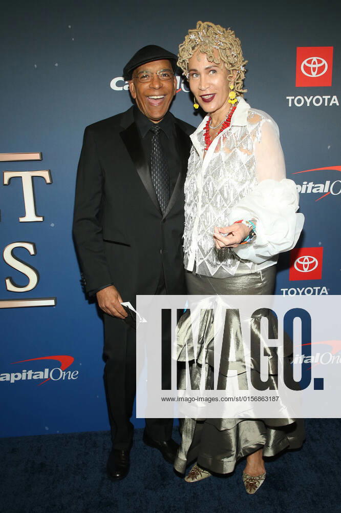 HOLLYWOOD, CA - APRIL 23: Stan Lathan and Marguerite Lathan at the 2022 Trumpet Awards at the Dolby Theatre in Hollywood, California on April 23, 2022.