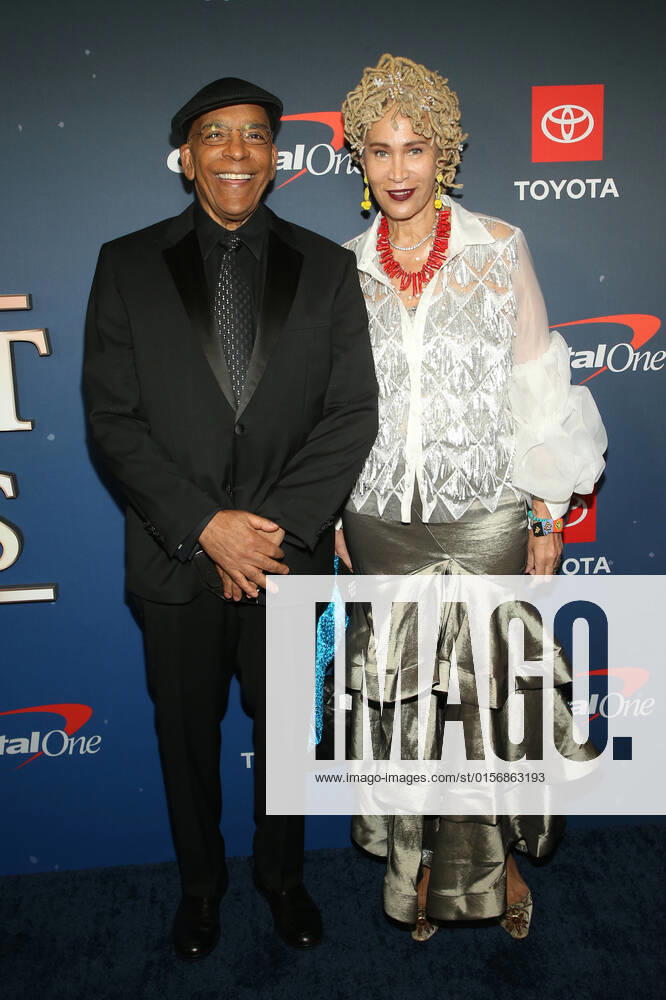 HOLLYWOOD, CA - APRIL 23: Stan Lathan and Marguerite Lathan at the 2022 Trumpet Awards at the Dolby Theatre in Hollywood, California on April 23, 2022.