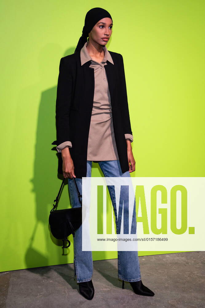 International Woolmark Prize 2022 London, UK. Ikram Abdi Omar at the Photocall at the International Woolmark Prize 2022 FINAL in London on 26th April 2022. LMK405-S260422LSAN-001